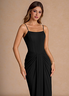 Maxi jurk Anais Zwart image6