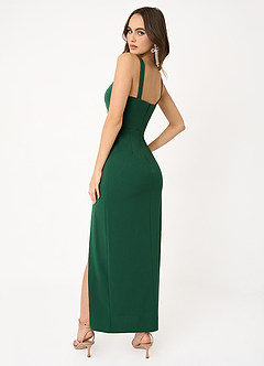 Lucia Emerald Green Lace Corset Maxi Dress image6
