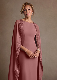 Azazie Artemisia Suknie dla Matki Panny Młodej Osłona Koronka Szyfon Długość podłogi Sukienka image6