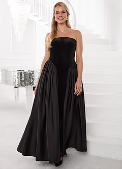 Maxi jurk Barbie™ ❤ AZAZIE 4011 Zwart image3