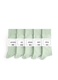 Men's Dress Socks with Custom Label
