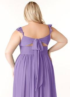 Azazie Metz Final Sale Tahiti A-Line Sweetheart Ruched Chiffon Dress image12