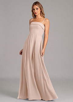 Azazie Lucienne Bridesmaid Dresses English Rose A-Line Strapless Chiffon Convertible Dress image6