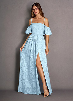 Kallista Sky Blue Maxi Dress image5
