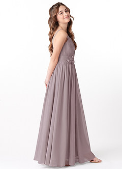 Azazie Astrid Junior Dusk A-Line Floral Chiffon Dress image5
