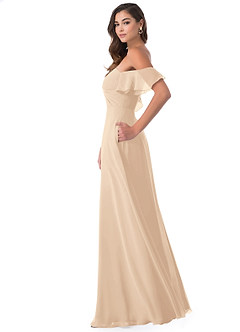 Azazie Juna Final Sale Tahiti A-Line Ruched Chiffon Convertible Dress image5