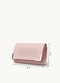 front Pu-Umschlagtasche mit Metallverzierung