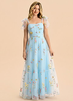 front Azazie Allie Junior Formal Dress