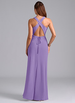 Azazie Evadne Bridesmaid Dresses Tahiti A-Line Pleated Chiffon Dress image7
