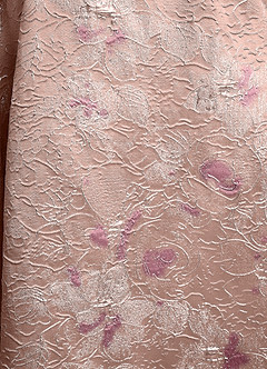 Azazie Lacey vestidos de madre de la novia Vestido de Jacquard Coral de Jacquard Floral de Corte en A con Vestidos sin tirantes image8