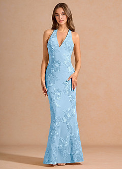 Dulcie Sky Blue Maxi Dress image3