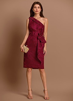 Vestido Frambuesa Oscura Midi Gabriella image1