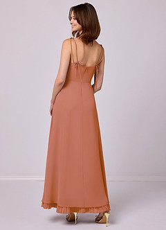 Barbie ♥ Azazie Bridesmaid Dresses MAI TAI A-Line Pleated Chiffon Dress image2