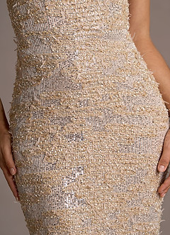 Daphne Champagne Sequins Maxi Dress image7