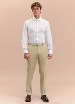 front James Champagner Anzughose