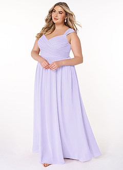 Azazie Raine Bridesmaid Dresses A-Line Sweetheart Ruched Chiffon Floor-Length Dress image9