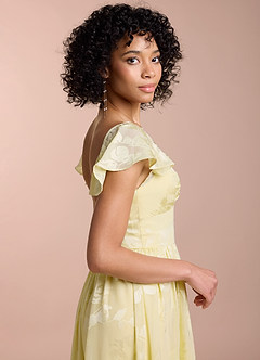 Amora Butter Yellow Maxi Dress image5