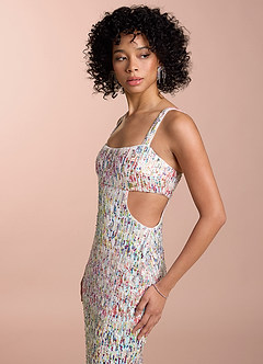 Laura Rainbow Sequin Maxi Dress image6