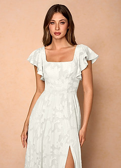 Anna Bílý Maxi šaty s volánkem image6