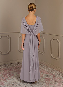 Azazie Dion Mother of the Bride Dresses Dusk Sheath Scoop Stretch Crepe Dress image6