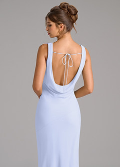 Azazie Rylina Bridesmaid Dresses Lavender Mermaid Pleated Chiffon Dress image2