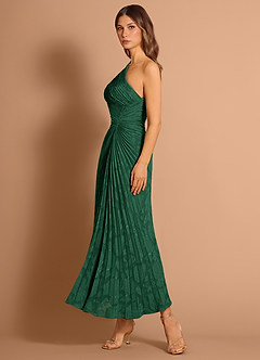 Malani Verde Esmeralda Vestido midi image4