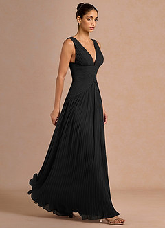 Lupita Czarny Maxi sukienka image4