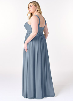 Azazie Elvira Bridesmaid Dresses Twilight A-Line Pleated Chiffon Dress image10