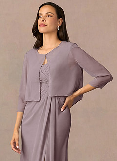 front Azazie Ettienne Chiffon Wrap