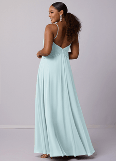 Barbie ♥ Azazie Bridesmaid Dresses Mist A-Line Chiffon Dress image8