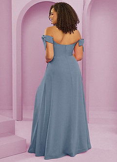 Barbie ♥ Azazie Bridesmaid Dresses Twilight A-Line Off the Shoulder Chiffon Convertible Dress image8