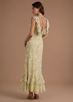 Rianne Olive Floral Maxi Dress image3