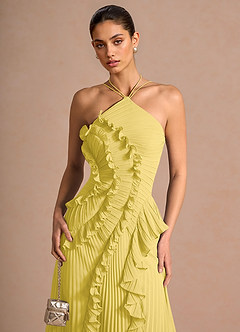 Hatsu Pastel Yellow Maxi Dress image5