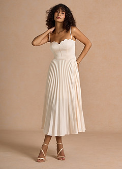 Amélie Cream Midi Dress image4