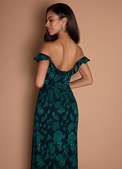 Maxi jurk Carly Teal Green image13