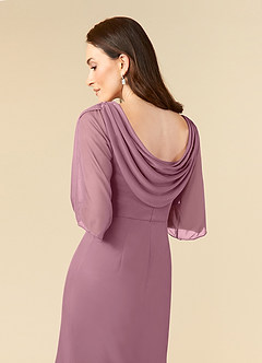 Azazie Magdalene Mother of the Bride Dresses Vintage Mauve Sheath Sequins Mesh Dress image6