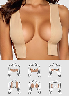 front Matchende farve stretch satin mini-nødhjælpssæt