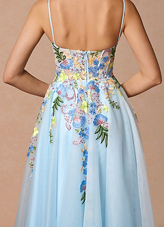 Iverine Sky Blue Multi Maxi Dress image6