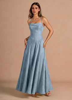 Robe Longue Bleu Poudre Nyselle image2
