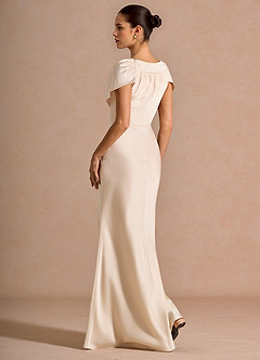 Destini Maxi Klänning Grädde image2