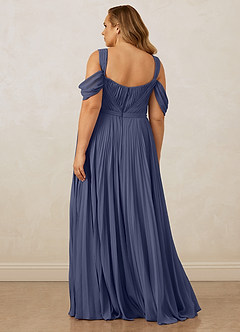 Christian Siriano Bridal for Azazie 1013 Bridesmaid Dresses Stormy A-Line Off the Shoulder Chiffon Dress image12
