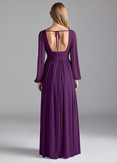 Azazie Norah Robes de demoiselle d'honneur Robe Trapèze en Maille Grain De Raisin image6