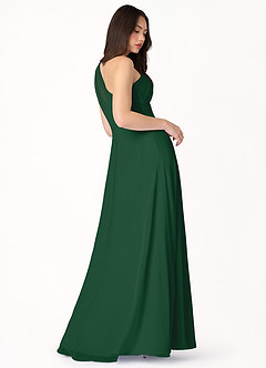 Lara Emerald Green One Shoulder Maxi Dress image4