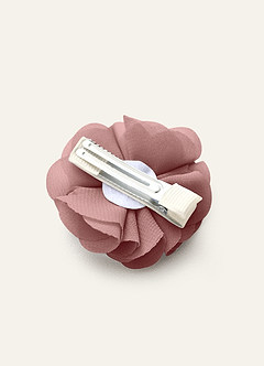 front Four-Piece Matching Color Chiffon Hair Clip Set