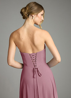Azazie Ayla Bridesmaid Dresses Vintage Mauve A-Line Sweetheart Neckline Chiffon Dress image13