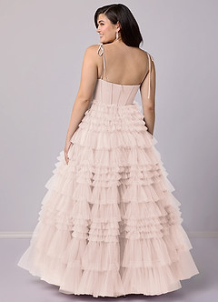 Barbie ♥ Azazie Bridesmaid Dresses Rose Petal A-Line Sweetheart Neckline Tulle Dress image7