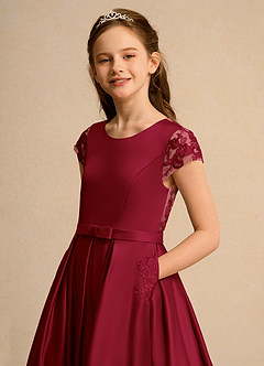 Azazie Bunny Girl Flower Girl Klänningar Klä Balklänning i Spets image4