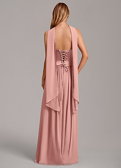 Azazie Cadence Suknie dla druhen Linia A Gorset Satyna elastyczna Do ziemi Sukienka image4