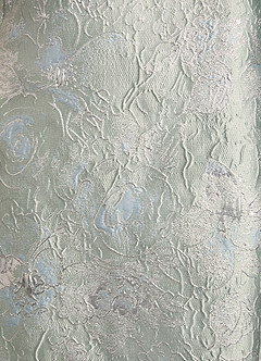 Azazie Elzbieta Mother of the Bride Dresses Agave Jacquard A-Line Off the Shoulder Jacquard Dress image7