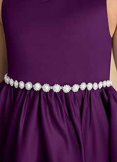 Azazie Julietta Robe Demoiselle D'honneur Fillette Robe Princesse en Tulle Convertible Grain De Raisin image10